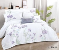 مفرش نفرين جوليا قطن100% بارد