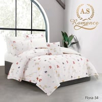 مفرش FLORA مشجر قطن مزدوج 7قطع