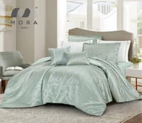 مفرش اسباني شانيل نفر ونص 5قطع