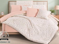 مفرش قطن100% نفر ونص 4 قطعNASMAH