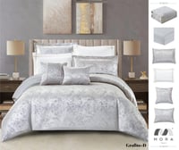 مفرش اسباني شانيل نفر ونص 5قطع