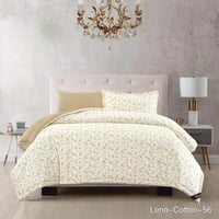 مفرش نفر ونص قطن لمار 4قطع