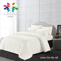 مفرش فندقي لينو نفرين قطن100%