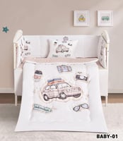 مفرش مواليد حواجز 5قطع