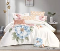 مفرش نفرين جوليا قطن100% بارد