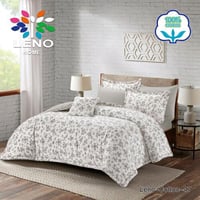 مفرش لينو قطن فاخر مزدوج 7قطع