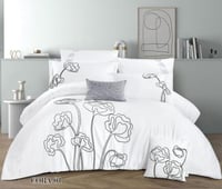 مفرش نفرين جوليا قطن100% بارد