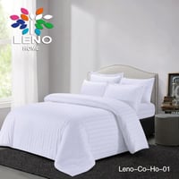 مفرش فندقي لينو نفرين قطن100%