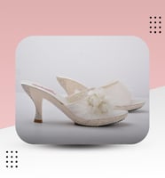 شبشب عرايسي كعب وسط 4025