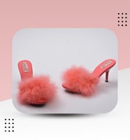 شبشب عرايسي كعب وسط بريش 3902