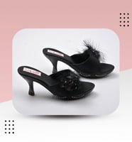 شبشب عرايسي كعب وسط 4025