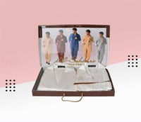 بجامة حرير رجالي 5 قطع 4107