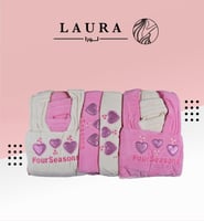 طقم مناشف عرايسي ثقيل 12قطع 4115