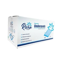 مفارش طبية ريفان 60*90 ( ازرق - ابيض ) (البيع بالب...