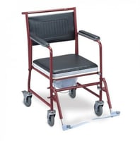 كرسي حمام متحرك اربع كفرات مع قاعدة حمام مقاس 51 م...