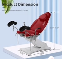 طاولة فحص نسائية كهربائية 3 محركات موديل Dp-YF023