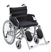 كرسي متحرك عريض رافع رجل وجوانب متحركة موديل 951BC...