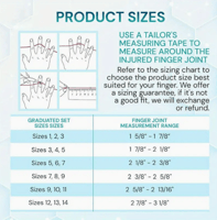 دعامات أصابع بيضاوية الشكل عدد 5حبات