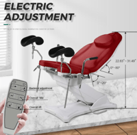 طاولة فحص نسائية كهربائية 3 محركات موديل Dp-YF023