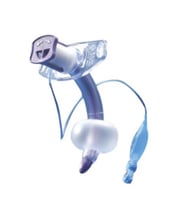 انبوب شق حنجري بصوت مع بالون Portex BLUselect Trac...