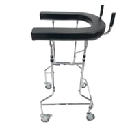 مشاية متحركة مع ساند ومسكة للذراع وجلسه