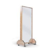 مرآة متحركة مع اطار خشبي للعلاج الطبيعي والتأهيلي