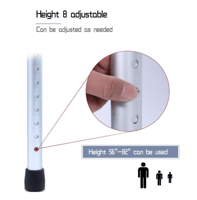 مشايه متحركه قابلة للطي المنيوم مع دعامة