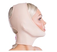 مشد بعد عملية شفط الدهون للوجه والرقبه والدقن ليبو...