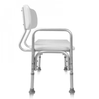 كرسي ترويش الومنيوم خفيف الوزن عريض ابيض موديل GT5...