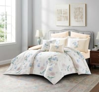 مفرش إيليــن وجهين قطن فاخر مزدوج - 8 قطع