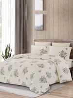 مفرش نفر ونص بنقشة طبيعية تمنحك لمسة دفء