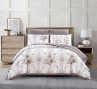 مفرش روزارا ناعم مشجر مناسب لجميع المواسم-مفرد ونص...