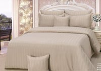 مفرش الغيمه الفندقي - مفرد ونص 5 قطع - رمادي فاتح