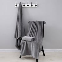 منشفة استحمام جومانا -رمادي -متعددة المقاسات