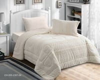 مفرش فلورا مخمل شتوي مفرد ونص 4 قطع