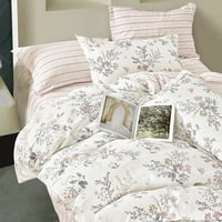 مفرش صيفي قطن100% كوين 5 قطع