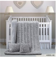 مفرش اطفال أسيل 4 قطع مخمل