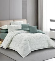 طقم لحاف قولدن قطن فاخر -مفرد ونص 4 قطع