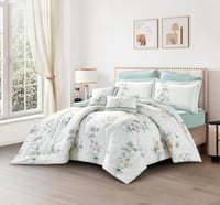 مفرش إيليــن وجهين قطن فاخر مزدوج - 8 قطع