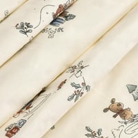 مفرش صيفي قطن100% كوين 5 قطع