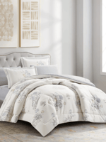 مفرش رِفال صيفي ناعم مشجر -مزدوج 6 قطع