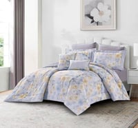 مفرش إيليــن وجهين قطن فاخر مزدوج - 8 قطع