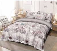 مفرش نورش صيفي مفرد 4 قطع مشجر