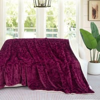 بطانية شتوية فرو ناعم-دفئ فاخر يلفّك بنعومة