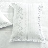 طقم لحاف جاكار شانيل فاخر مزدوج 9 قطع