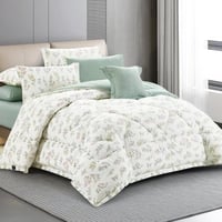 طقم لحاف قولدن قطن فاخر -مفرد ونص 4 قطع