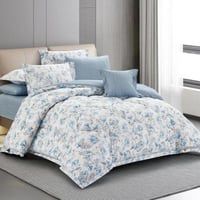 طقم لحاف قولدن قطن فاخر -مفرد ونص 4 قطع