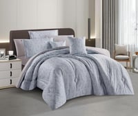 مفرش هنا صيفي مزدوج قطن فاخر - 8 قطع