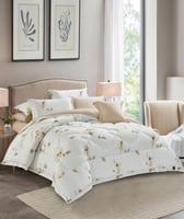 طقم لحاف قولدن قطن فاخر -مزدوج 8 قطع