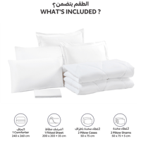 مفرش دونتيلا صيفي ناعم مزدوج -6 قطع